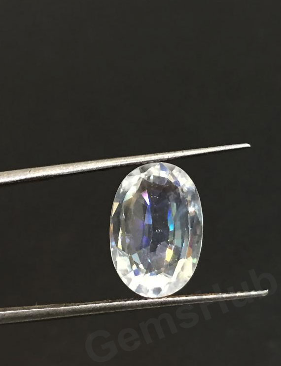 4.83 ct Natural White Zircon